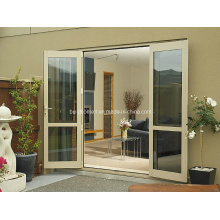 Ventanas y puertas de aluminio de doble vidrio transparente sin problemas